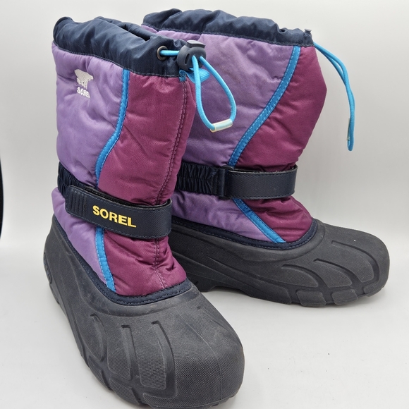 Sorel Flurry kids snow boots size 5 - Picture 10 of 15